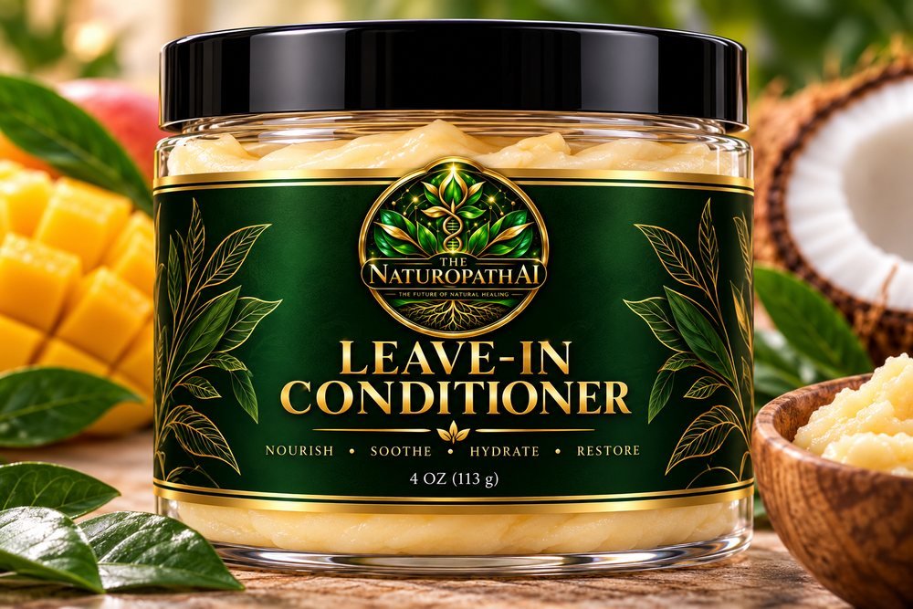 Leave-In Hair Conditioner jar